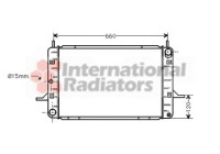 Radiateur, refroidissement du moteur 18002123 International Radiators