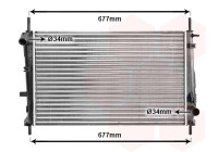 Radiateur, refroidissement du moteur 18002165 International Radiators