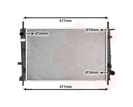 Radiateur, refroidissement du moteur 18002196 International Radiators