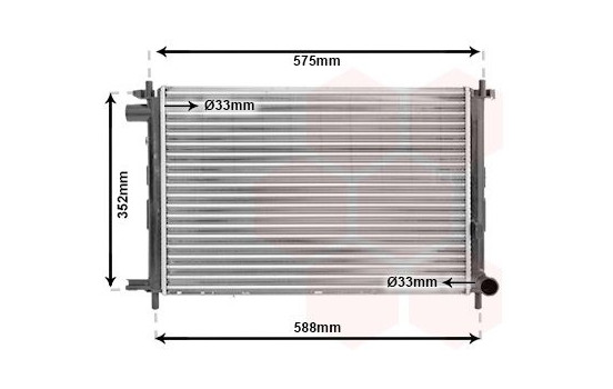 Radiateur, refroidissement du moteur 18002224 International Radiators, Image 2