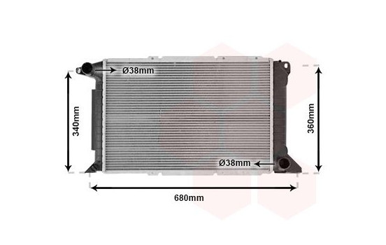 Radiateur, refroidissement du moteur 18002261 International Radiators, Image 2
