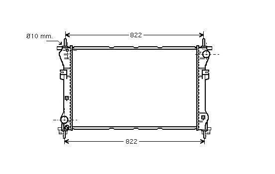 Radiateur, refroidissement du moteur 18002318 International Radiators