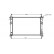 Radiateur, refroidissement du moteur 18002320 International Radiators