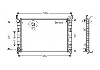 Radiateur, refroidissement du moteur 18002326 International Radiators