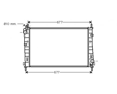 Radiateur, refroidissement du moteur 18002335 International Radiators