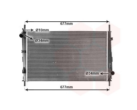 Radiateur, refroidissement du moteur 18002335 International Radiators, Image 2