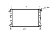 Radiateur, refroidissement du moteur 18002336 International Radiators