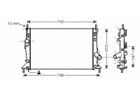 Radiateur, refroidissement du moteur 18002370 International Radiators