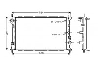 Radiateur, refroidissement du moteur 18002382 International Radiators