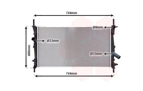 Radiateur, refroidissement du moteur 18002403 International Radiators, Image 2