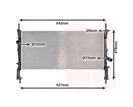 Radiateur, refroidissement du moteur 18002405 International Radiators, Image 2