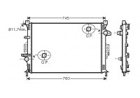Radiateur, refroidissement du moteur 18002423 International Radiators