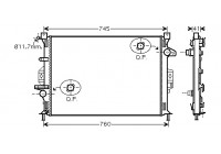 Radiateur, refroidissement du moteur 18002424 International Radiators