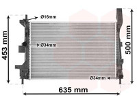 Radiateur, refroidissement du moteur 18002578 International Radiators