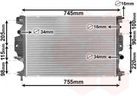 Radiateur, refroidissement du moteur 18002642 International Radiators