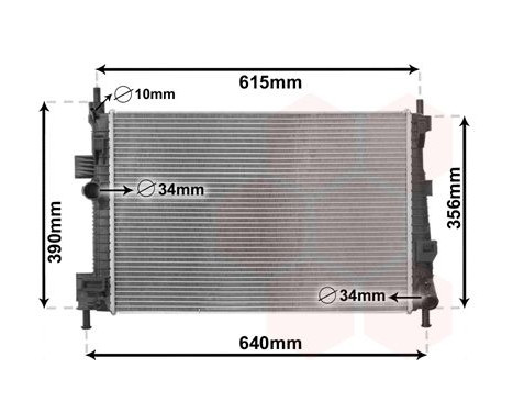 Radiateur, refroidissement du moteur 18012702 International Radiators