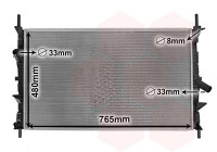 Radiateur, refroidissement du moteur 18012706 International Radiators