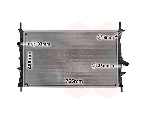 Radiateur, refroidissement du moteur 18012706 International Radiators