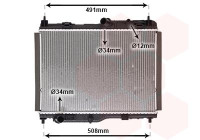 Radiateur, refroidissement du moteur 18012722 International Radiators