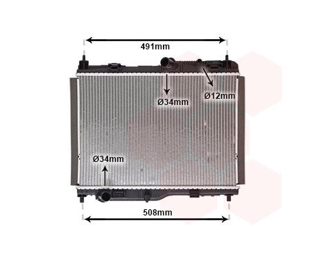 Radiateur, refroidissement du moteur 18012722 International Radiators