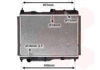 Radiateur, refroidissement du moteur 18012723 International Radiators