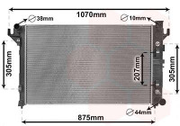 Radiateur, refroidissement du moteur 20012704 International Radiators