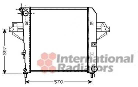 Radiateur, refroidissement du moteur 21002046 International Radiators, Image 2