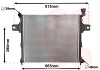 Radiateur, refroidissement du moteur 21002058 International Radiators
