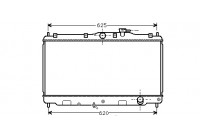 Radiateur, refroidissement du moteur 25002016 International Radiators