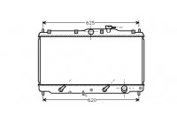 Radiateur, refroidissement du moteur 25002017 International Radiators