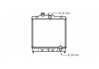 Radiateur, refroidissement du moteur 25002020 International Radiators