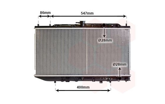 Radiateur, refroidissement du moteur 25002047 International Radiators, Image 2