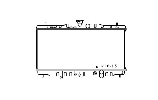 Radiateur, refroidissement du moteur 25002057 International Radiators