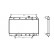 Radiateur, refroidissement du moteur 25002104 International Radiators