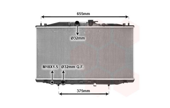 Radiateur, refroidissement du moteur 25002170 International Radiators, Image 2