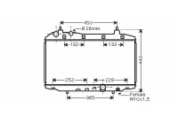 Radiateur, refroidissement du moteur 25002188 International Radiators