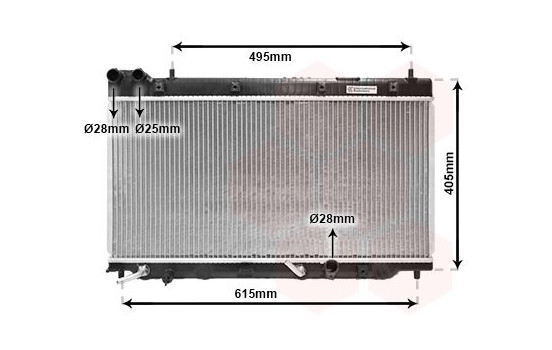 Radiateur, refroidissement du moteur 25002195 International Radiators, Image 2