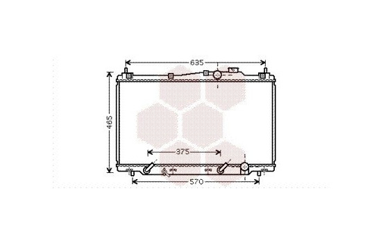 Radiateur, refroidissement du moteur 25002205 International Radiators, Image 2