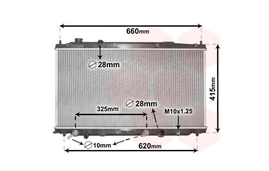 Radiateur, refroidissement du moteur 25002277 International Radiators