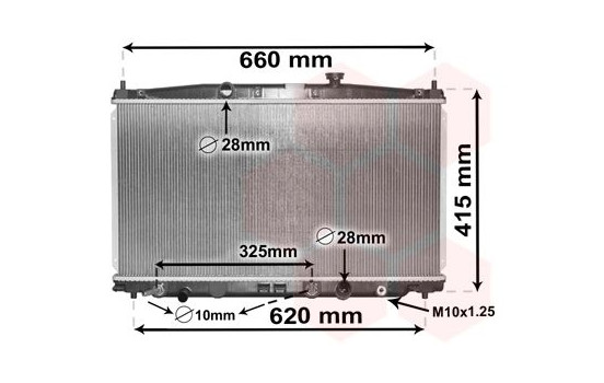 Radiateur, refroidissement du moteur 25002288 International Radiators