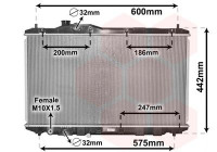 Radiateur, refroidissement du moteur 25002296 International Radiators