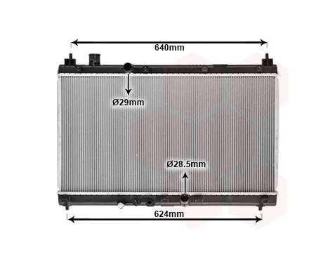 Radiateur, refroidissement du moteur 25012707 International Radiators