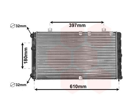 Radiateur, refroidissement du moteur 26002021 International Radiators