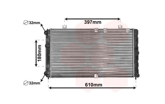 Radiateur, refroidissement du moteur 26002021 International Radiators