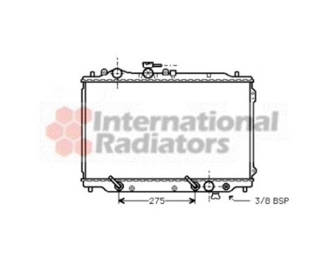 Radiateur, refroidissement du moteur 27002049 International Radiators