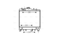 Radiateur, refroidissement du moteur 27002061 International Radiators