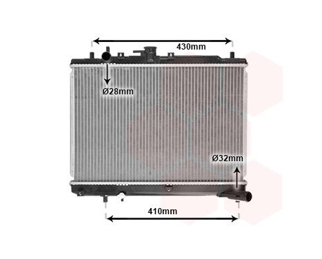 Radiateur, refroidissement du moteur 27002070 International Radiators
