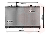 Radiateur, refroidissement du moteur 27002164 International Radiators