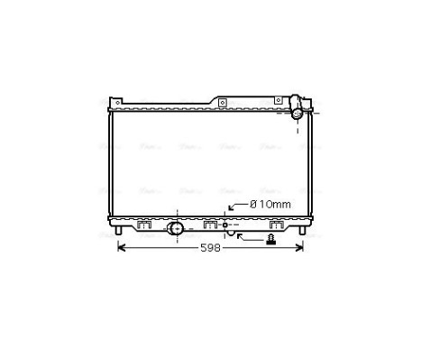 Radiateur, refroidissement du moteur 27002179 International Radiators