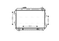 Radiateur, refroidissement du moteur 27002180 International Radiators